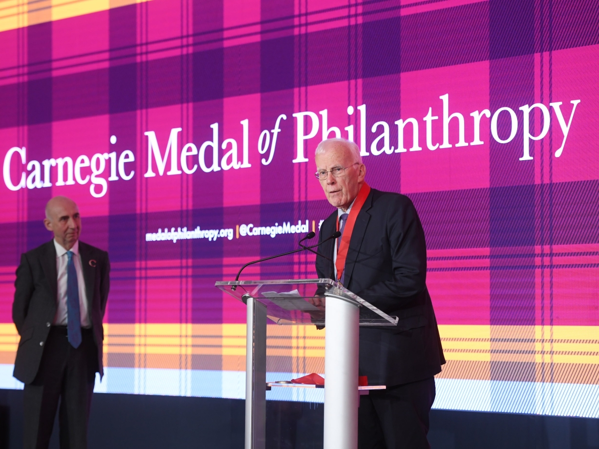 “Although charity begins at home, it must not end there.” Sir Ian Wood KT GBE