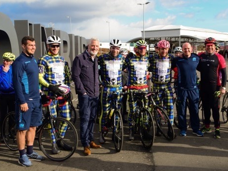 Mark Beaumont and Rob Wainwright complete #Doddie500 cycle