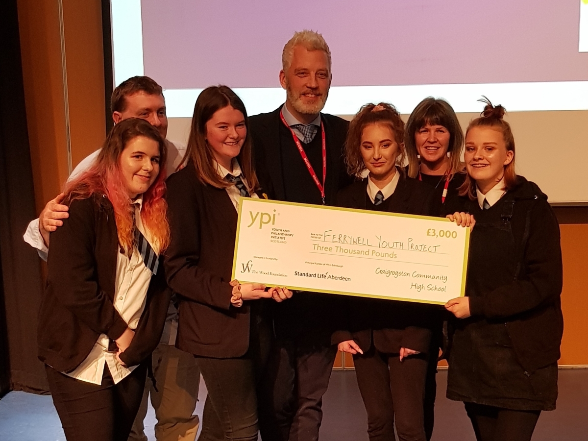 TWF Trustee Garreth Wood judges Craigroyston YPI final