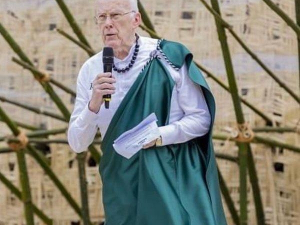 Sir Ian Wood honoured at Rwandan gorilla naming ceremony