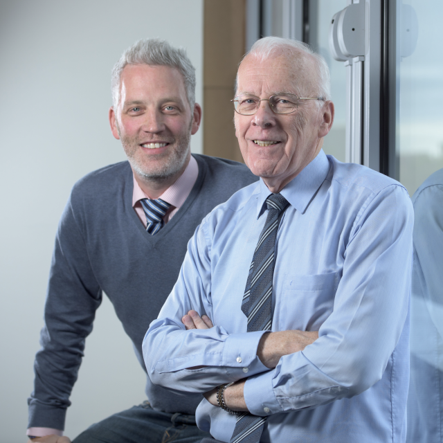 Sir Ian Wood and Garreth Wood TWF press release
