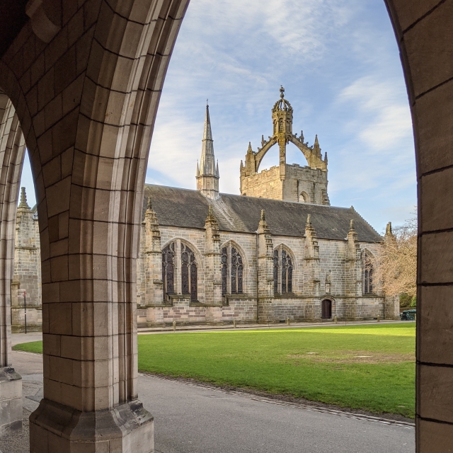 University of Aberdeen Quad Colin Fraser