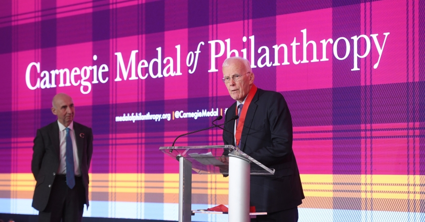 “Although charity begins at home, it must not end there.” Sir Ian Wood KT GBE