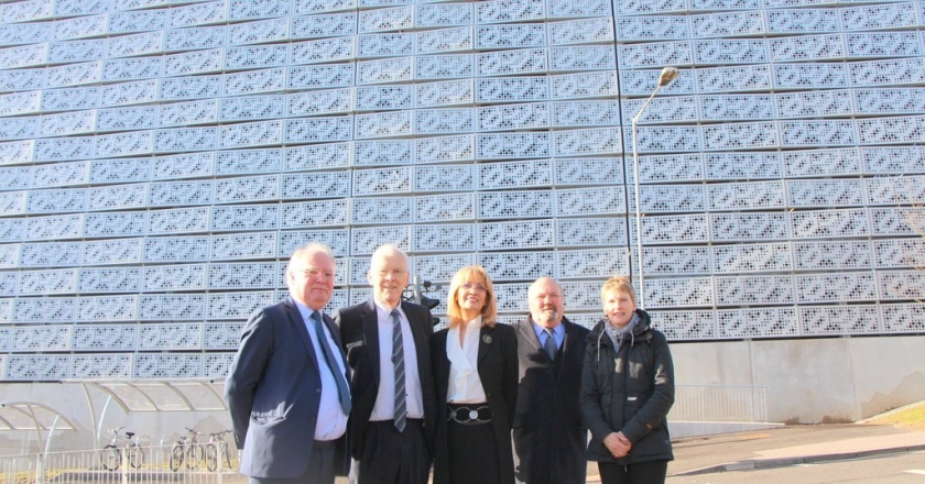Lady Helen Wood opens the Lady Helen Parking Centre