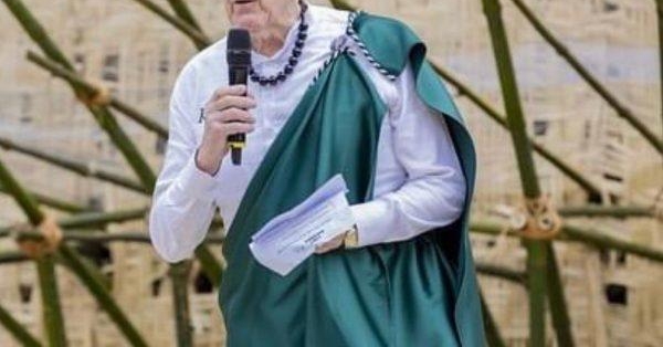 Sir Ian Wood honoured at Rwandan gorilla naming ceremony